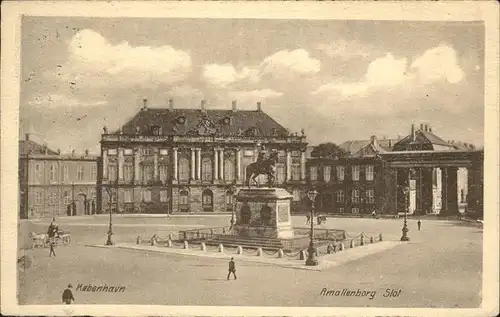 Kobenhavn Amalienborg Slot Kutsche / Kopenhagen /