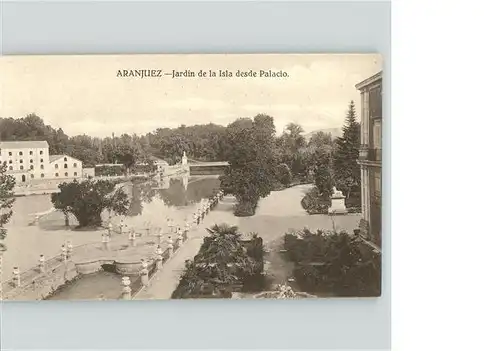 Aranjuez Jardin de la Osla desde Palacio / Spanien /