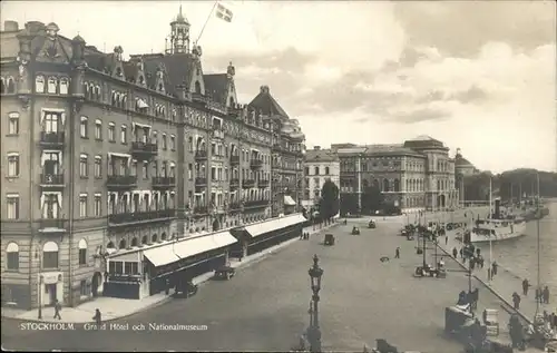 Stockholm Grand Hotel Nationalmuseum Schiff / Stockholm /