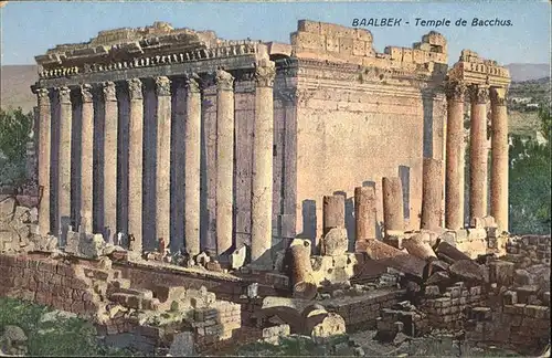 Baalbek Temple Bacchus / Libanon /