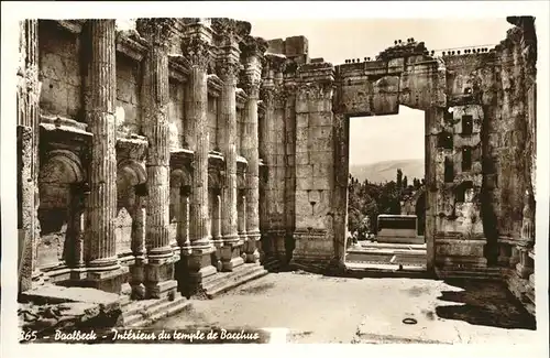 Baalbek Temple de Bacchus / Libanon /