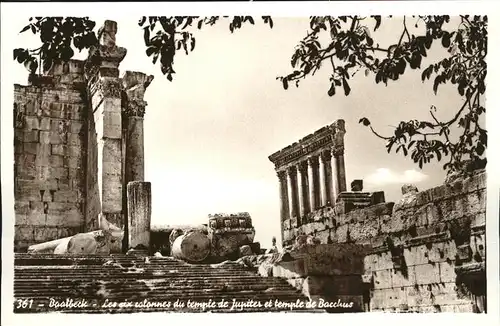 Baalbek Temple Jupiter Temple Bacchus / Libanon /
