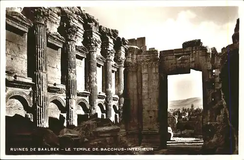 Baalbek Bacchus Tempel / Libanon /