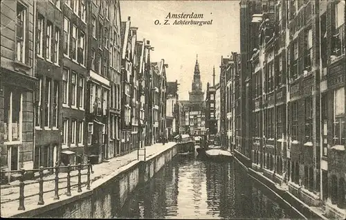 Amsterdam Niederlande Achterburgwal / Amsterdam /