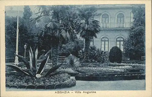 Abbazia Istrien Villa Angiolina / Seebad Kvarner Bucht /Primorje Gorski kotar
