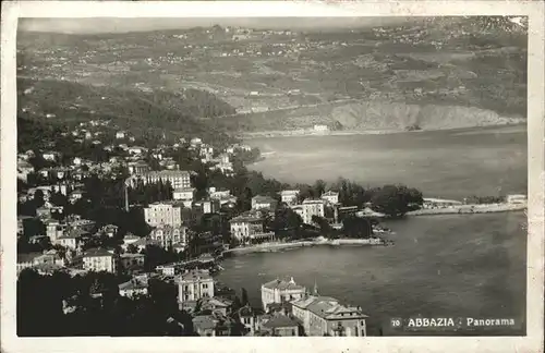 Abbazia Istrien Panorama / Seebad Kvarner Bucht /Primorje Gorski kotar