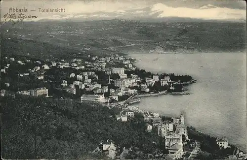 Abbazia Istrien Vista generale / Seebad Kvarner Bucht /Primorje Gorski kotar