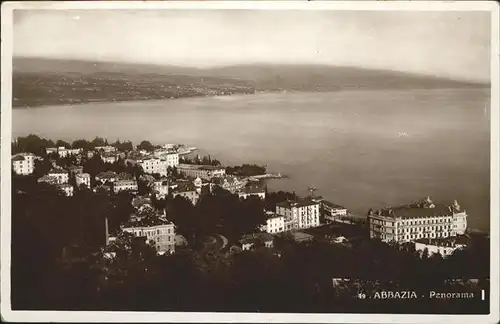 Abbazia Istrien Panorama / Seebad Kvarner Bucht /Primorje Gorski kotar