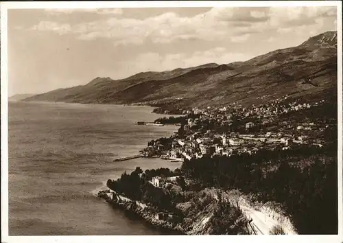 Abbazia Istrien Panorama / Seebad Kvarner Bucht /Primorje Gorski kotar