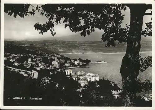 Abbazia Istrien Panorama / Seebad Kvarner Bucht /Primorje Gorski kotar