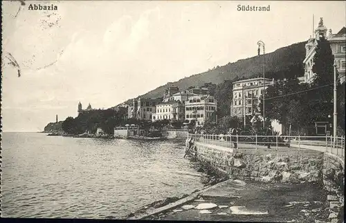 Abbazia Istrien Suedstrand / Seebad Kvarner Bucht /Primorje Gorski kotar