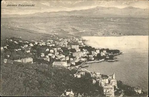Abbazia Istrien Vista generale / Seebad Kvarner Bucht /Primorje Gorski kotar