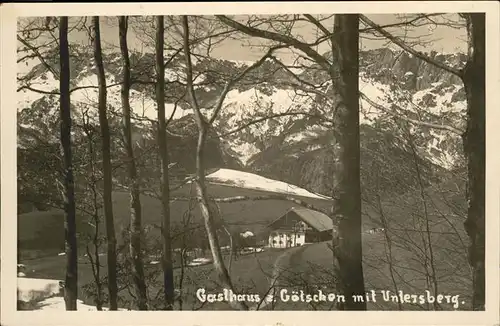 Untersberg Gasthaus Goetschen / Salzburg /Salzburg und Umgebung