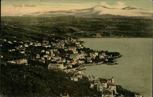 Abbazia Istrien Panorama / Seebad Kvarner Bucht /Primorje Gorski kotar