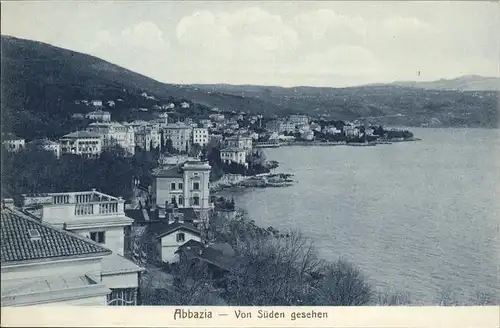 Abbazia Istrien Suedansicht / Seebad Kvarner Bucht /Primorje Gorski kotar