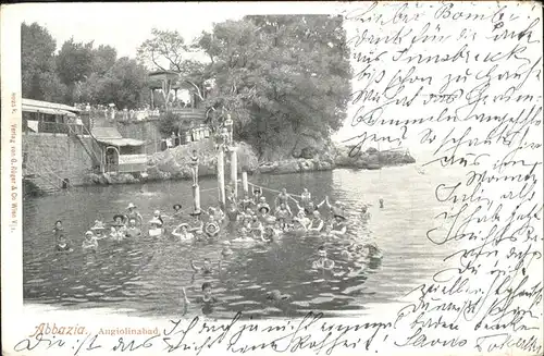 Abbazia Istrien Angiolinabad / Seebad Kvarner Bucht /Primorje Gorski kotar