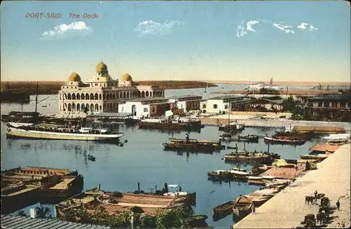 Port Said Dock Schiff / Port Said /