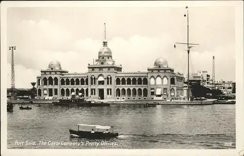 Port Said Canal Companys Pretty Offices Schiff  / Port Said /