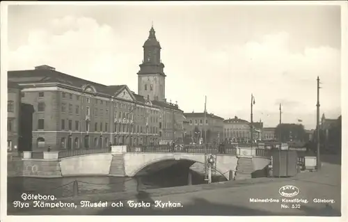 Goeteborg Kaempebron Museet Tyska Kyrkan Bruecke /  /