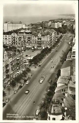 Haelsingborg Drottninggatan Sundsstorget Strassenbahn / Schweden /