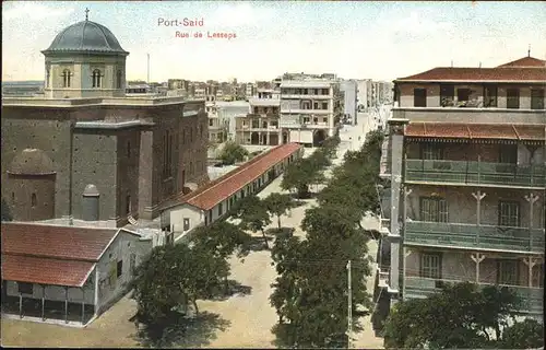 Port Said Rue de Lesseps / Port Said /