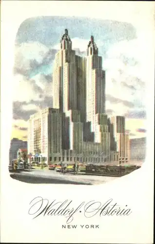 New York City Aquarell
Waldorf Astoria / New York /