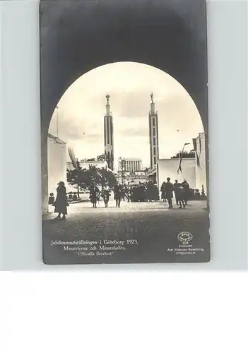 Goeteborg Jubileumsutstaellningen 1923
Minareterna och Minneshallen /  /