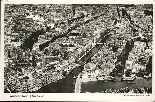 Amsterdam Niederlande Fliegeraufnahme Centrum / Amsterdam /