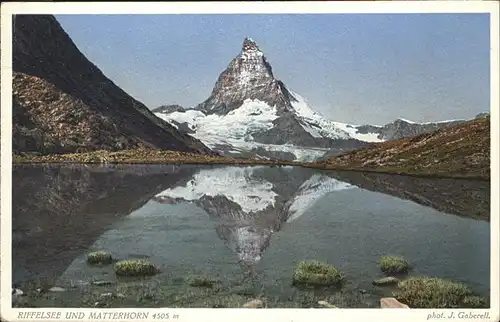 Riffelsee Tirol Matterhorn / Oesterreich /