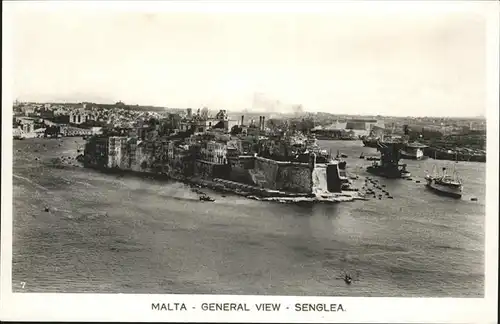 Malta Senglea Schiff / Malta /