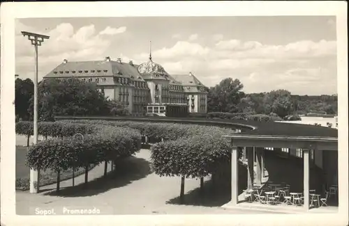 Sopot Promenade / Zoppot Westpreussen /