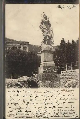 Abbazia Istrien Madonna / Seebad Kvarner Bucht /Primorje Gorski kotar