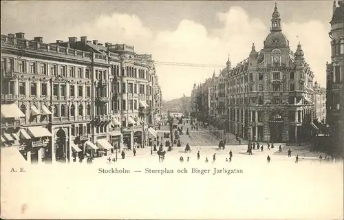Stockholm Stureplan Birger Jarlsgatan  / Stockholm /