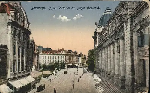 Bucuresti Calea Victoriei 
Posta Centrala / Rumaenien /