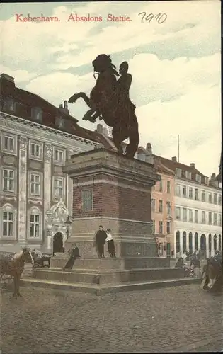 Kobenhavn Absalons Statue / Kopenhagen /