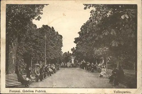 Focsani Volksgarten / Rumaenien /