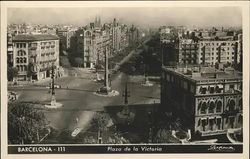 Barcelona Cataluna Plaza de la Victoria / Barcelona /