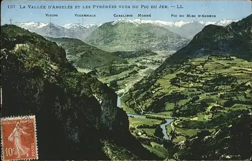 Lourdes Hautes Pyrenees Cabaliros Monne Viscos / Lourdes /Arrond. d Argeles-Gazost