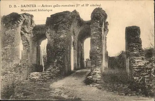 Saintes Charente-Maritime Arenes gallo-romaines Monument historique / Saintes /Arrond. de Saintes