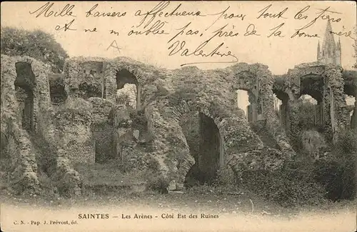 Saintes Charente-Maritime Les Arenes Cote Est des Ruines / Saintes /Arrond. de Saintes