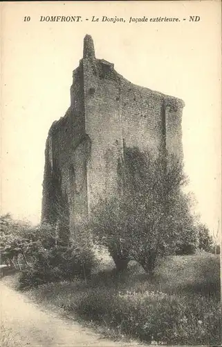 Domfront Oise Donjon / Domfront /Arrond. de Clermont