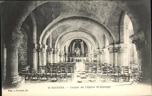 Saintes Charente-Maritime Crypte de l'Eglise St. Eutrope / Saintes /Arrond. de Saintes