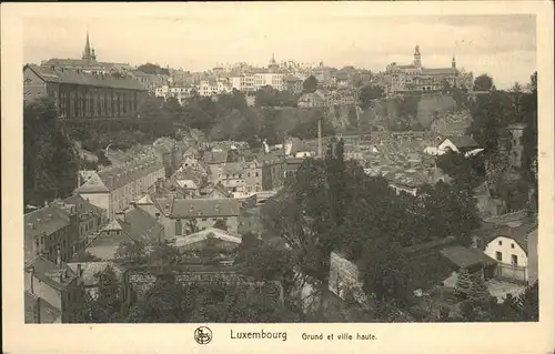 Luxembourg Luxemburg Grund et ville haute / Luxembourg /