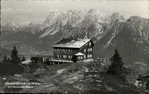 Dachstein Gebirge Krummholzhuette / Oesterreich /