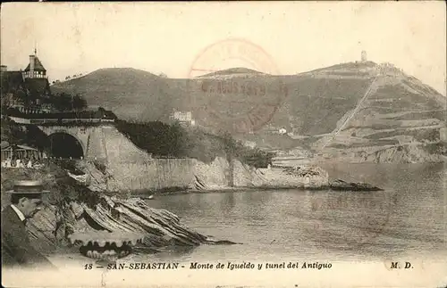 San Sebastian Guipuzcoa Monte de Igueldo 
Tunel del Antiguo / Donostia-San Sebastian /Guipuzcoa