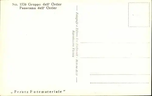 Gruppo dell Ortler Panorama dell Ortler / Italien /