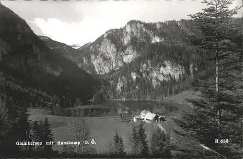 Gleinkersee Oberoesterreich mit Hanskamp / Steyr /Steyr-Kirchdorf