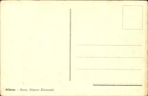 Milano Corso Vittorio Emanuela / Italien /