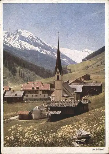 Zell Ziller Tirol Zillertal Kirche / Zell am Ziller /Tiroler Unterland