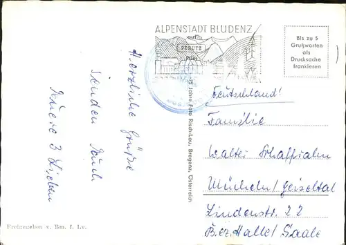 Vandans Vorarlberg  / Vandans /Bludenz-Bregenzer Wald